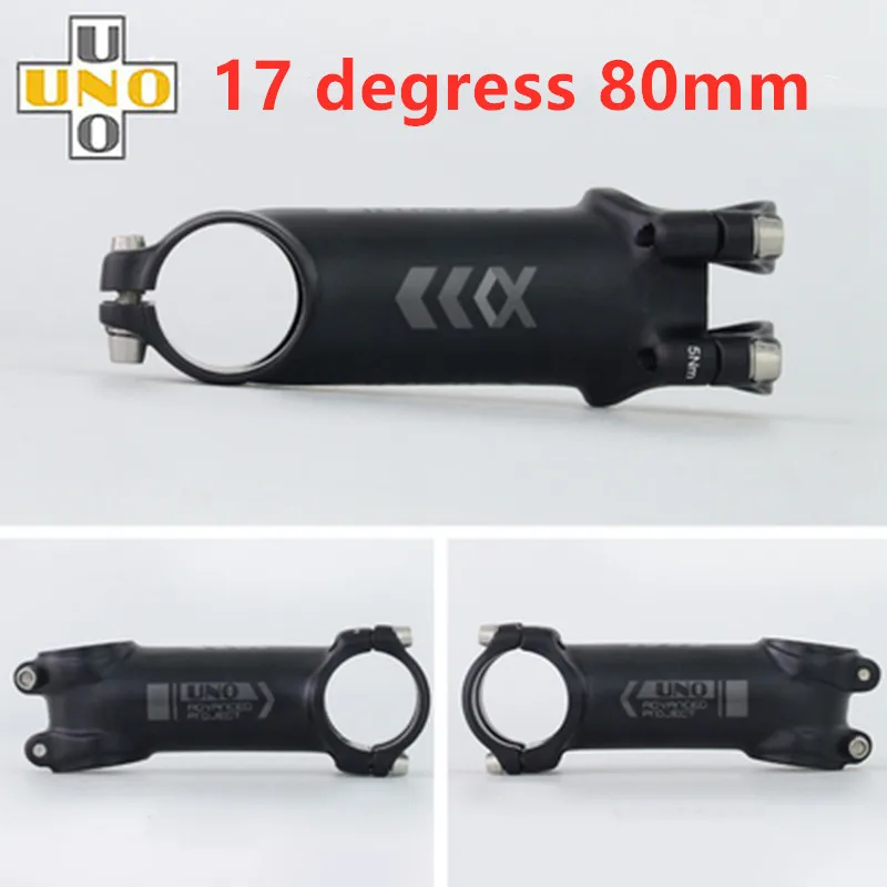 17 degrees 80MM UNO 7 легкий 7050 Алюминий для езды на горном велосипеде стволовых 31,8*60/70/80/90/100/110/120/130 мм 7/17 градусов - Цвет: 17 degrees 80MM