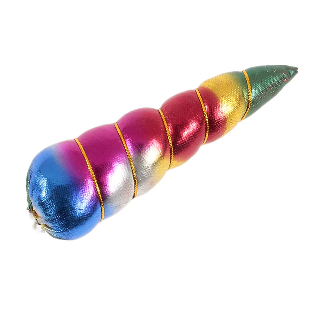 rainbow 20 шт./лот, блестящие рога единорога для маленьких девочек, повязка на голову, детский ободок для вечеринки, головные уборы, аксессуары для волос для детей - Цвет: rainbow