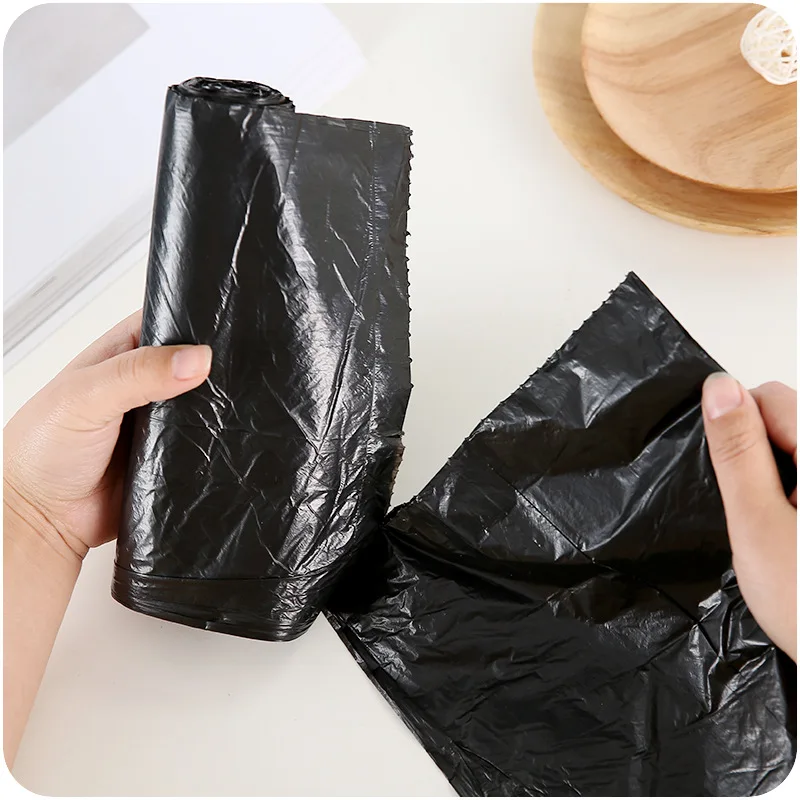 Thickening garbage bags at home large cleaning black garbage bags hotel