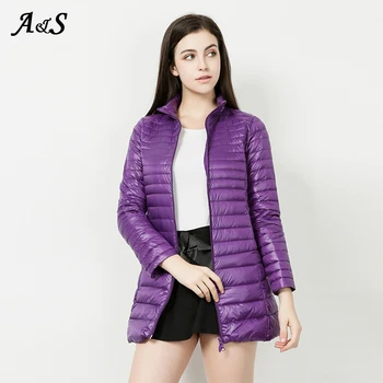 

Winter Jacket Women Long Parka Hooded Casual Slim Thin and Light Woman Winter Coat Jacket High Quality Padded Outwear Long Coat