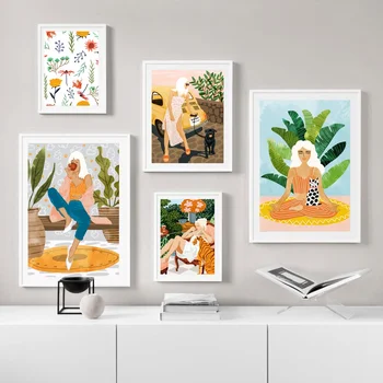 

Summer Travel Poster Canvas Art Print Wall Pictures for Living Room No Frame