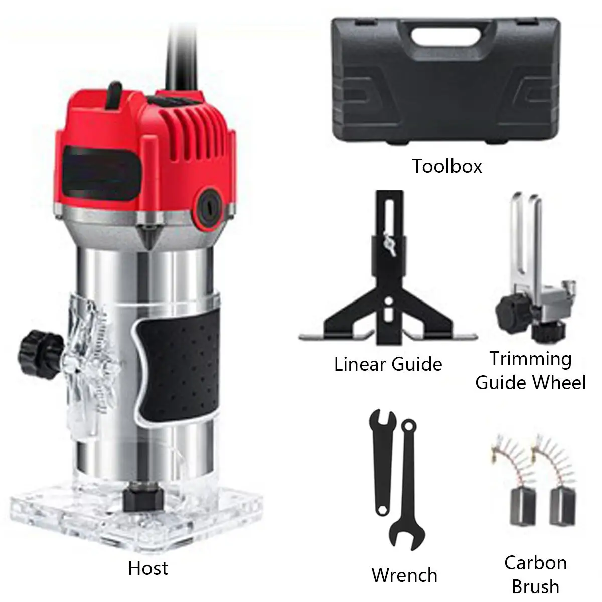 US $30.61 2300W Electric Trimmer 20000rpmMin Wood Trimmer Electro Tools Router Wood Milling Machine for Joiners Renovator Woodworking
