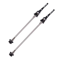 ZTTO Ultralight Titanium Alloy Bicycle Quick Release Skewers (QR5 BLACK)