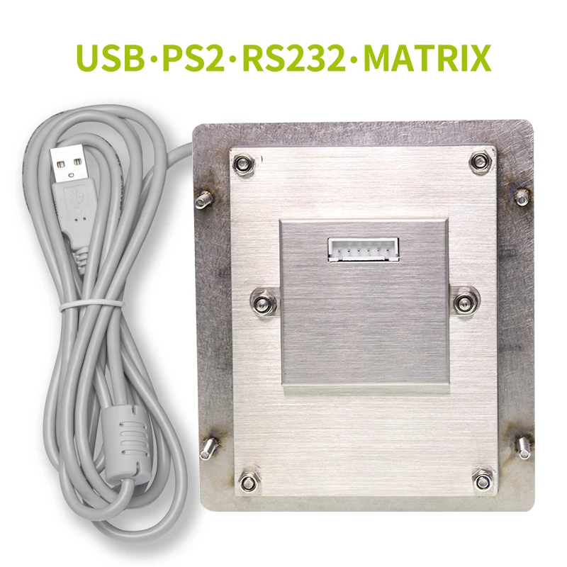 Teclado Industrial Ip65 à Prova Dágua Segurança Metal Reforçado Aço Inoxidável Teclado Iluminado - Imagem 3