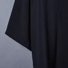 2022 Fashion Summer Plain Color Coat Japanese Kimono Cardigan Kimono Haori For Woman Man Loose Thin Black Outer Garment ► Photo 3/4