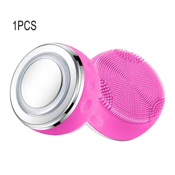 

Color Light Vibration Massage Introduction Instrument Facial Silicone Cleansing Constant Temperature Heating Beauty Instrument