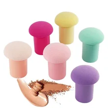 Красочные круглые Слоеные палочки для пудры, мини мягкие губки, слоеные розовые, красные, черные инструменты для макияжа, 1 шт