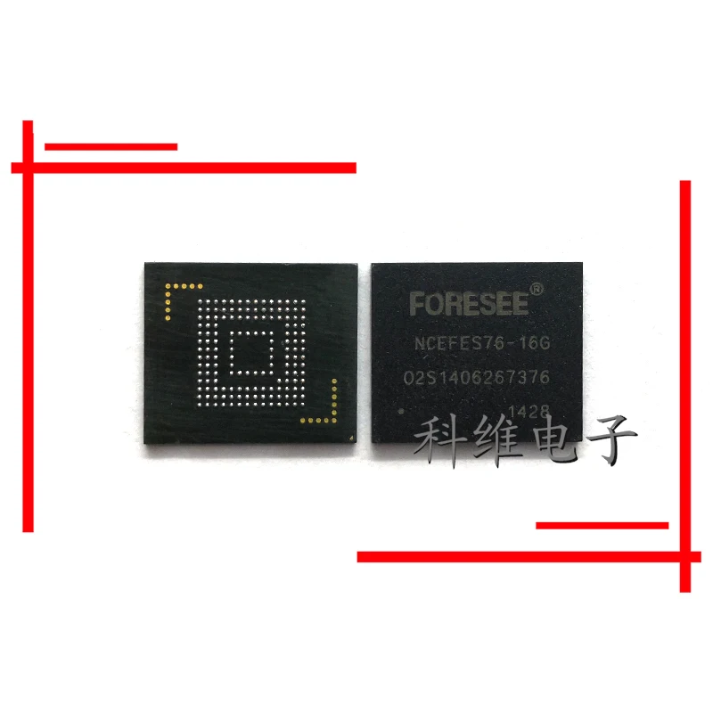 NCEFES76-16 G 153 Ball EMMC 16G карта памяти для мобильного телефона чип IC Word-bank | Электронные