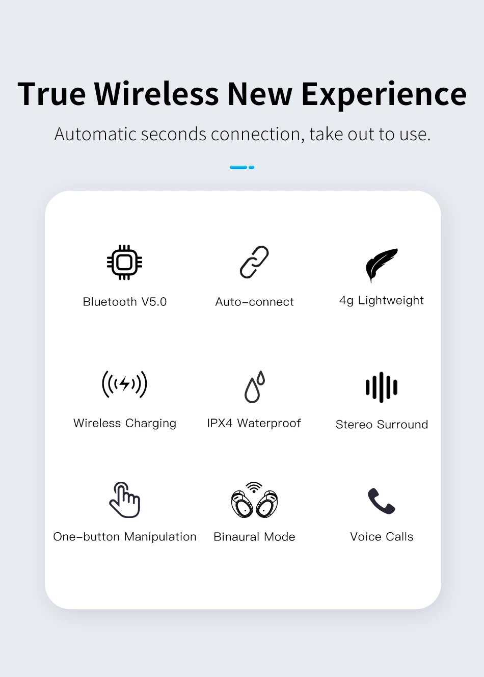 Наушники AWEI T6C TWS Bluetooth 5,0, настоящие беспроводные наушники, 3D стерео наушники для iPhone, Xiaomi, гарнитура с двойным микрофоном