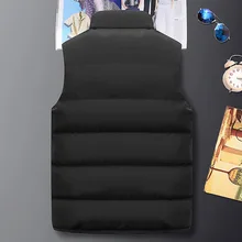 Waistcoat Men's Autumn And Winter Warm down Cotton Clothes Vest Men Korean-style Fashion Large Size Thick Casual Vest