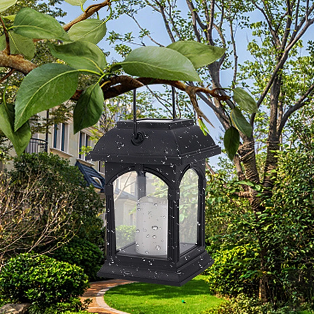 Светодиодный светильник на солнечной энергии в стиле ретро уличный