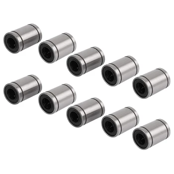 

Linear Bearings 10 LM10UU Shaft Ball Bearings, 3D Printer Engraving Machine Accessories