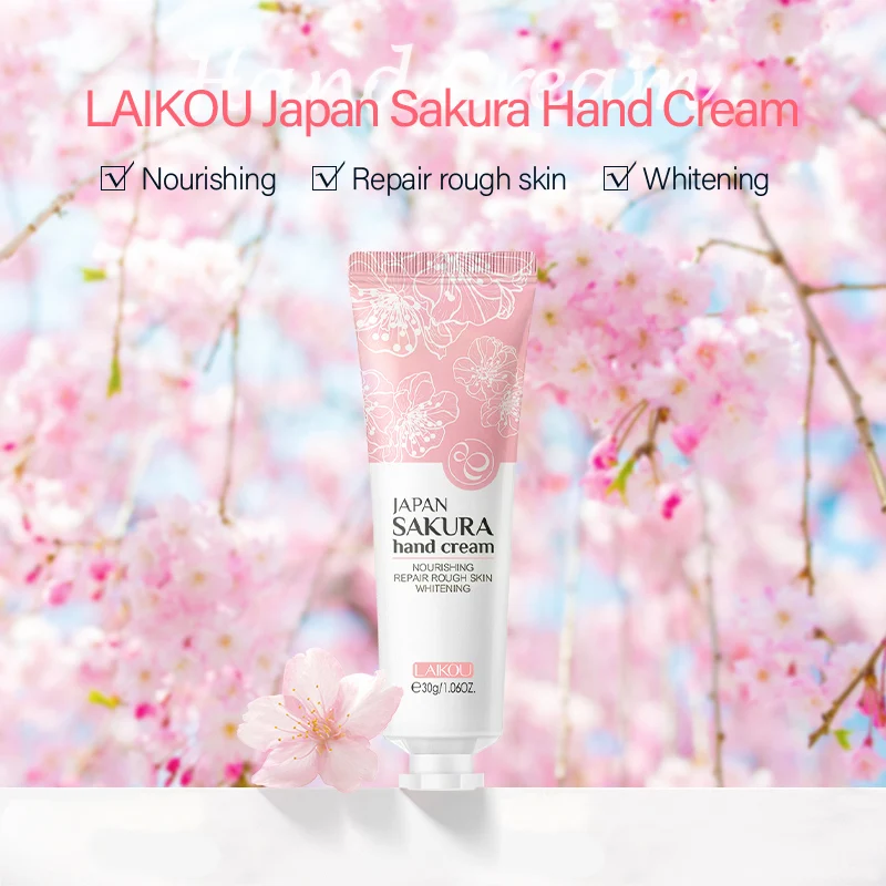 Shea Butter Camomile Matcha Japan Sakura Hand Cream Nourishing Brightening Moisturizing Hand Care 30g Korean Cosmetics Skin