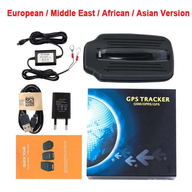 4G LTE gps трекер 90 дней в режиме ожидания gps локатор автомобильное зарядное устройство 12-24 в водонепроницаемый gps трекер автоматический магнит с голосовым монитором бесплатное приложение - Цвет: EMEA Version
