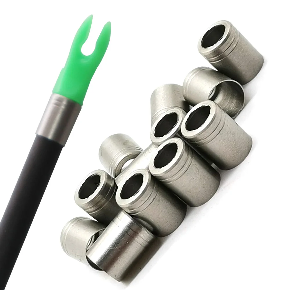 Archery Bow Explosion-proof Arrow Shaft Protecter Ring Arrow Collar 12pcs ID 4.2/6.2mm