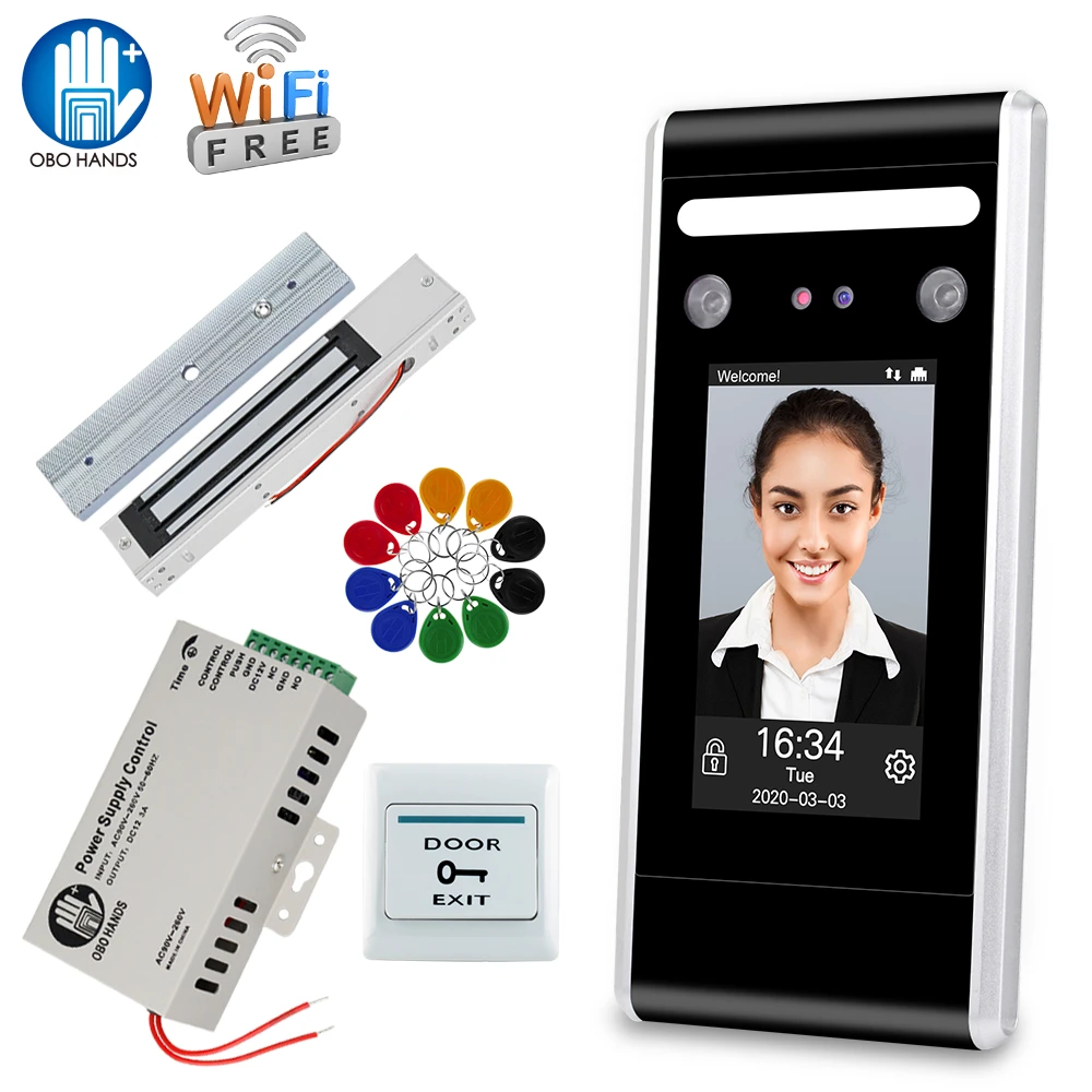 Wi-Fi TCP/IP набор контроля доступа лица биометрический датчик присутствия RFID