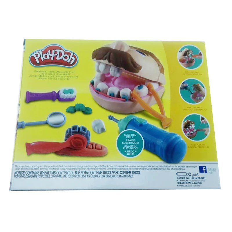 

Dentist Plasticene Children'S Educational Tabletop Toys Plasticene Colored Clay Set Play House Toys Slicer