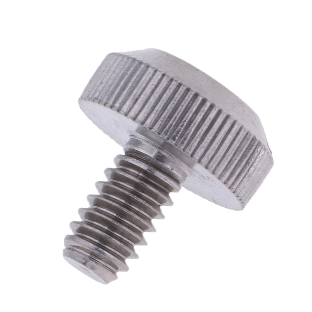 Chrome Stainless Steel Knurled Rear Seat Bolt For Harley Davidson (1/4-20 Thread) - Fits 1996-2024 Models - View #5