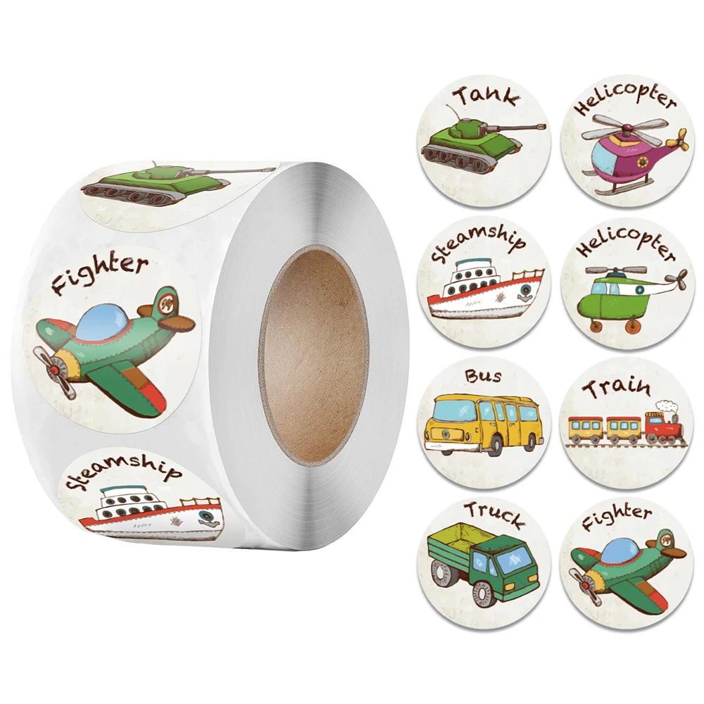 50–500 Stück Belohnungsaufkleber für Kinder, Schulbus, Auto, 8 Designs, Geburtstagsfeier, Autoaufkleber für Studenten, Kinder, LKW, Spielzeugdekoration – Detail 22