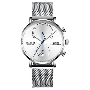 

CandyCat 2020 New Fashion Men's Watch Multifunction Sports Quartz Watch Waterproof Trend Nordic Atmospheric Male