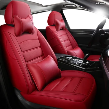 

KOKOLOLEE Custom Leather car seat cover For VW UP! Golf Polo Caravelle Multivan Sharan Passat Variant T-ROC T-Cross car seats