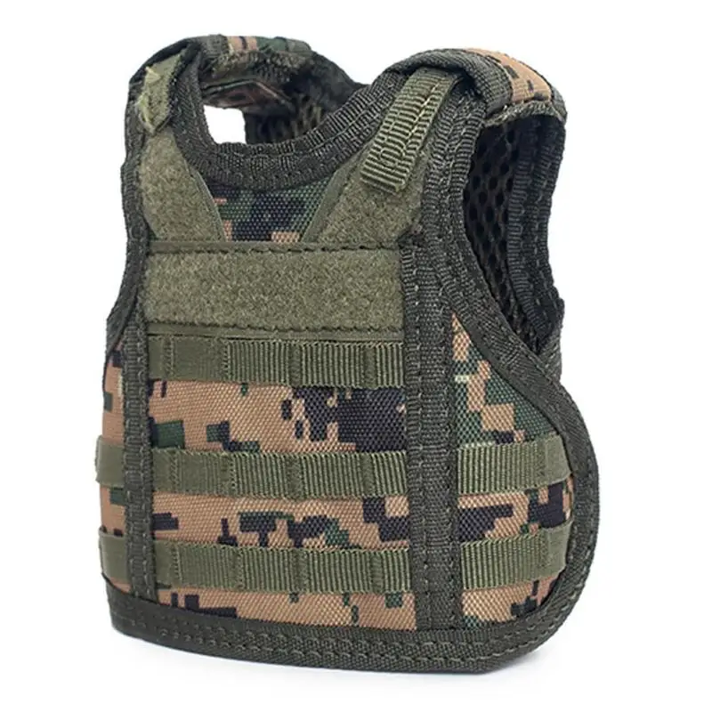 Военный миниатюрный Жилет премиум-класса, тактическая пивная бутылка Koozie мини, для вина, держатель для бутылки с водой, кулер для охоты, пивной Молл, жилеты