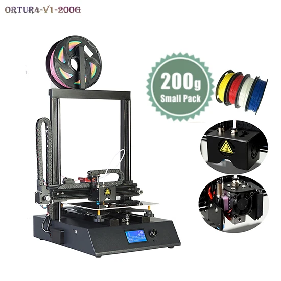 Ortur-V1-200G PLA Ortur4 V1 Модернизированный 3D-принтер с нитью накаливания, датчик, термальная защита для подиума, авто кровать, Выравнивающая версия, 3d принтер Repra - Цвет: Ortur-V1-200G PLA