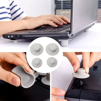 

4 Pcs Notebook Accessory Laptop Heat Reduction Pad Cooling Feet Holder