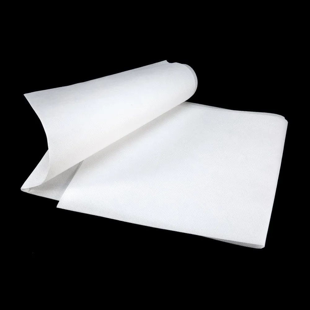 

50 Inch Projection Screen Curtain Non-Woven Fabric White Soft Portable for KTV Ba Conference Room Home Theater