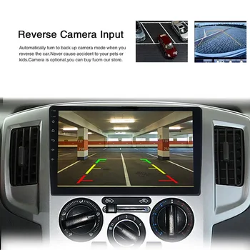 

7 Inch Android 8.1 Dual DIN 16G Quad Core GPS Car Stereo MP5 Player Capacitive TouchScreen Bluetooth Radio Rear View