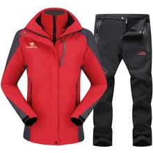 Лыжный костюм для женщин, уличные спортивные лыжные куртки, водонепроницаемая ветрозащитная куртка для сноуборда, штаны, зимние лыжные флисовые комплекты одежды