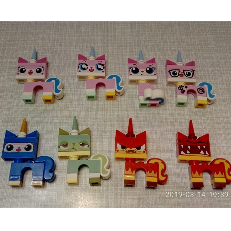 Большой фильм 2 мультфильм uniskitty Кот Unikingdom Творческий замок Коробка фигурки строительные блоки комплекты кирпичей игрушки Совместимые друзья 41455