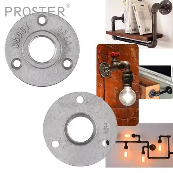 

Proster 10Pcs 3/4" Malleable Aluminum Alloy Pipe Flange Wall Floor Fittings Rusty for BSP Pipe Fittings Wall Floor Flange