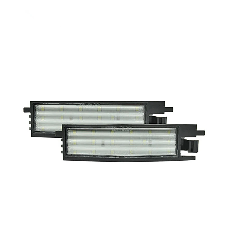 18SMD светодиодный светильник для номерного знака, задний фонарь, подходит для Toyota Auris RAV4 III 2005-2012, автомобильный Стайлинг, светодиодный, белый, задний номерной знак, светильник