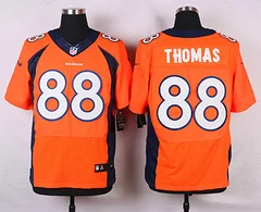 Оранжевый Stitiched, Denver Demaryius Thomas для мужской Джерси - Цвет: Оранжевый