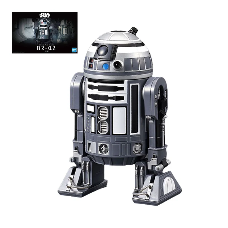 Bandai Star Wars 1/12 Action Figures Giocattoli Assemblati Modello Robot Moving Doll R2-Q2 Decorazioni Robot Collezioni Regali Per Bambini