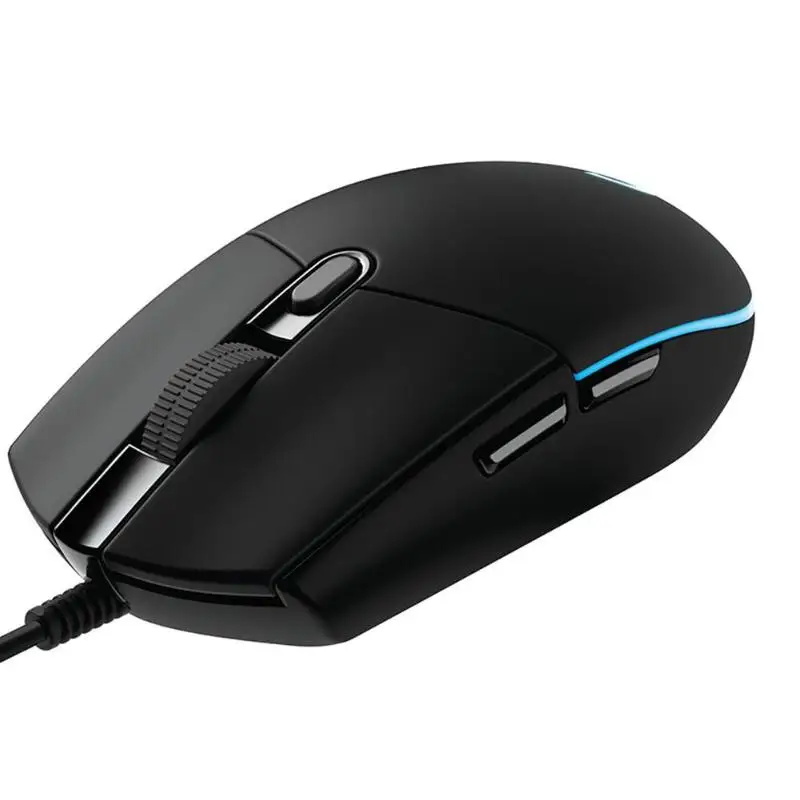 Игровая мышь logitech G102, макро программируемая Механическая мышь с кнопками для Windows 7 6000 dpi, RGB проводная мышь для настольного ноутбука