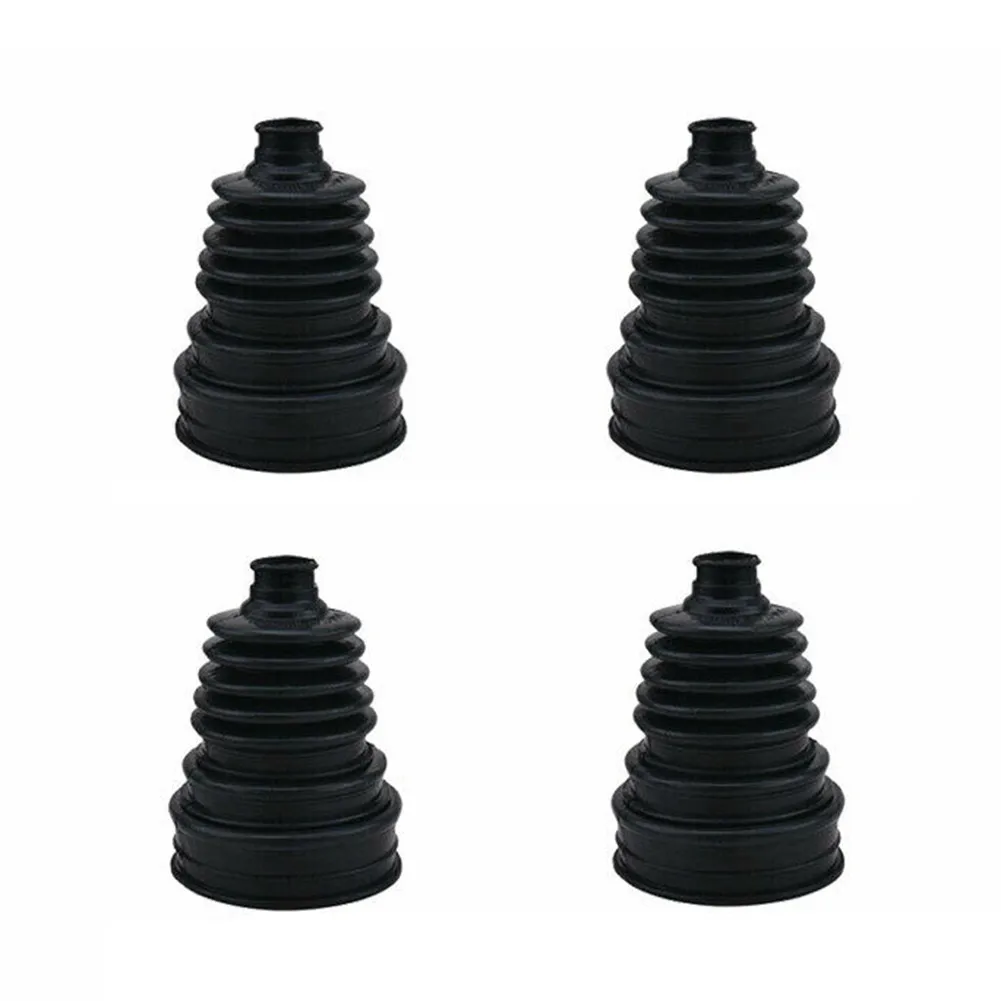 4pcs Universal Car Cv Joint Boot Silicone Constantvelocity Dusts Cover Drive Shaft Cv Boot