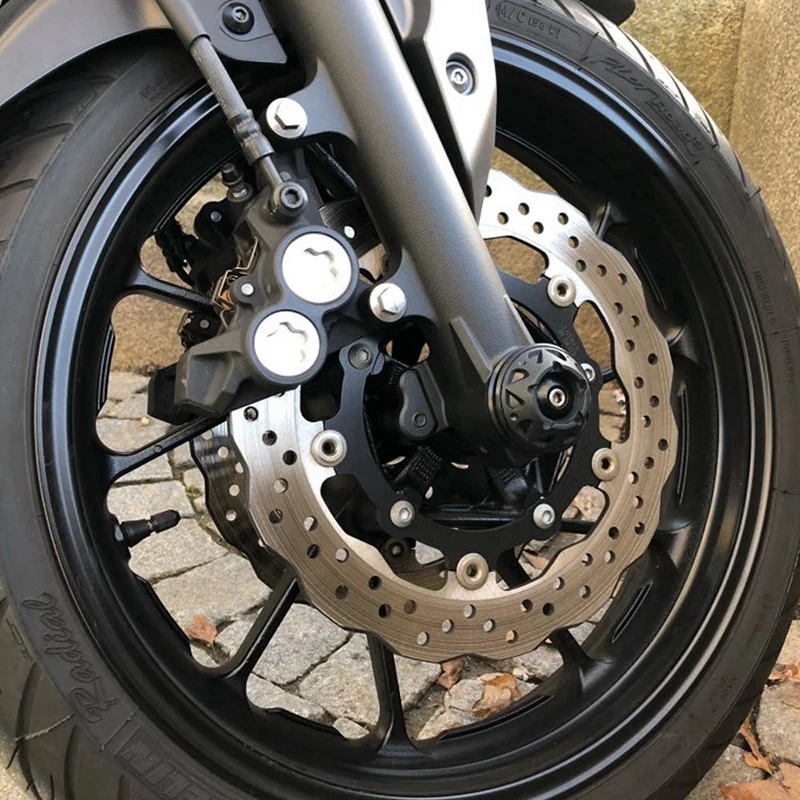 Для YAMAHA MT-07 FZ-07 MT07 MT 07 ось мотоцикла вилка колеса протектор ползунки защита от падения
