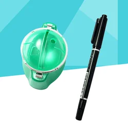 Liner Template Drawing Marking Spot Liner Alignment Putting Tool Training Accessories with Maker Pen (Blue)