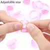 Wholesale 50/100Pcs Disposable Eyelash Glue Fan Cup Rings Holder  Container Tattoo Pigment Eyelash Extension Tools Lash Supplies ► Photo 3/6