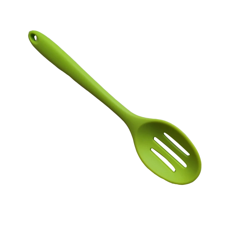 green 4 цвета половник-дуршлаг для тортов шоколадная кухонная лопатка сито для овощей Совок большой дуршлаг суп кухонный фильтр - Цвет: green