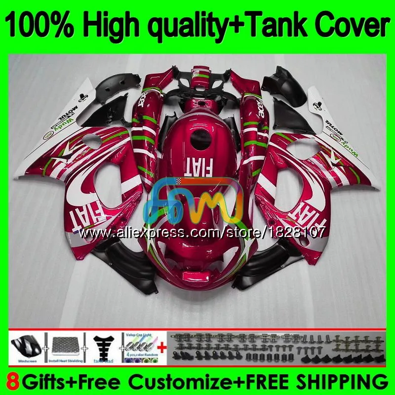 YZF-600R для YAMAHA YZF600R Thundercat 96 97 98 1999 2000 2001 02 72BS. 117 YZF 600R 1996 1997 1998 99 00 01 Металл красный обтекатель