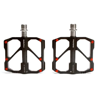 

MTB Mountain Road Bike Pedals 3 Bearing Cycle Bicycle Flat Platform Anti Slip