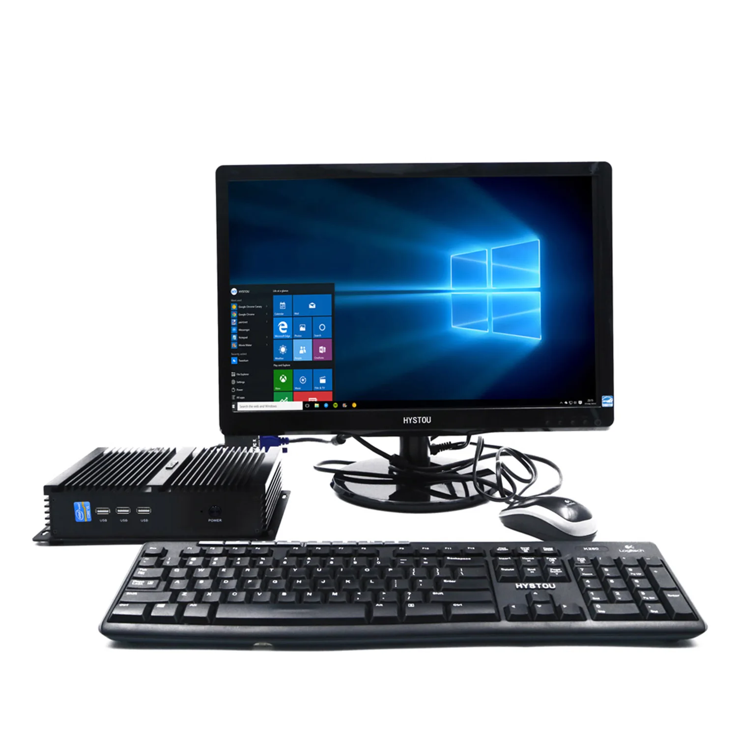 Безвентиляторный промышленный мини компьютер i5 7200U i3 5005U 7100U с 2 RS232 COM VGA HD|Мини ПК| |