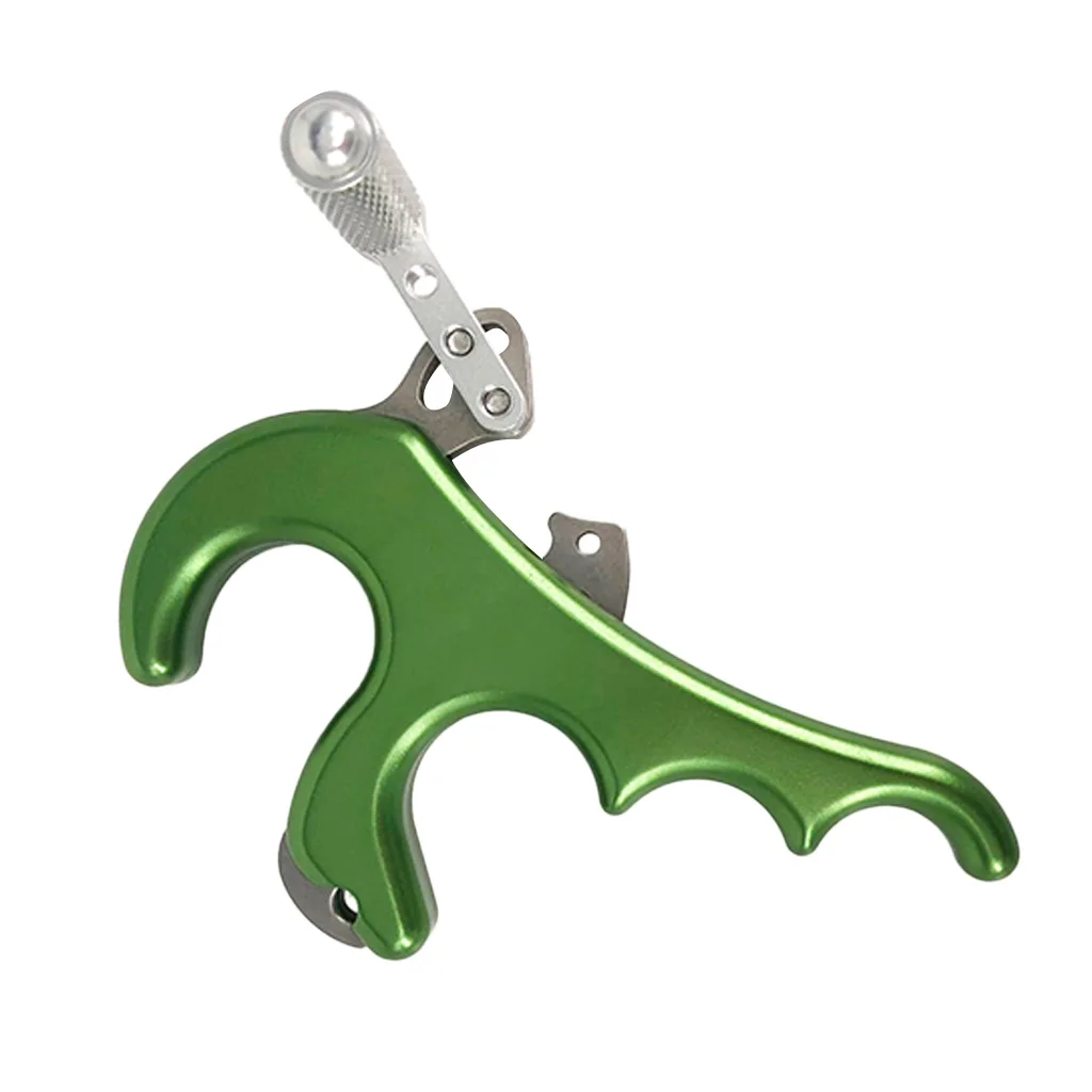 Compound Bow Release Aid 4 Finger Handle Grip Thumb Button Archery Accessory Thumb Release Trigger Shooting Target Accessories