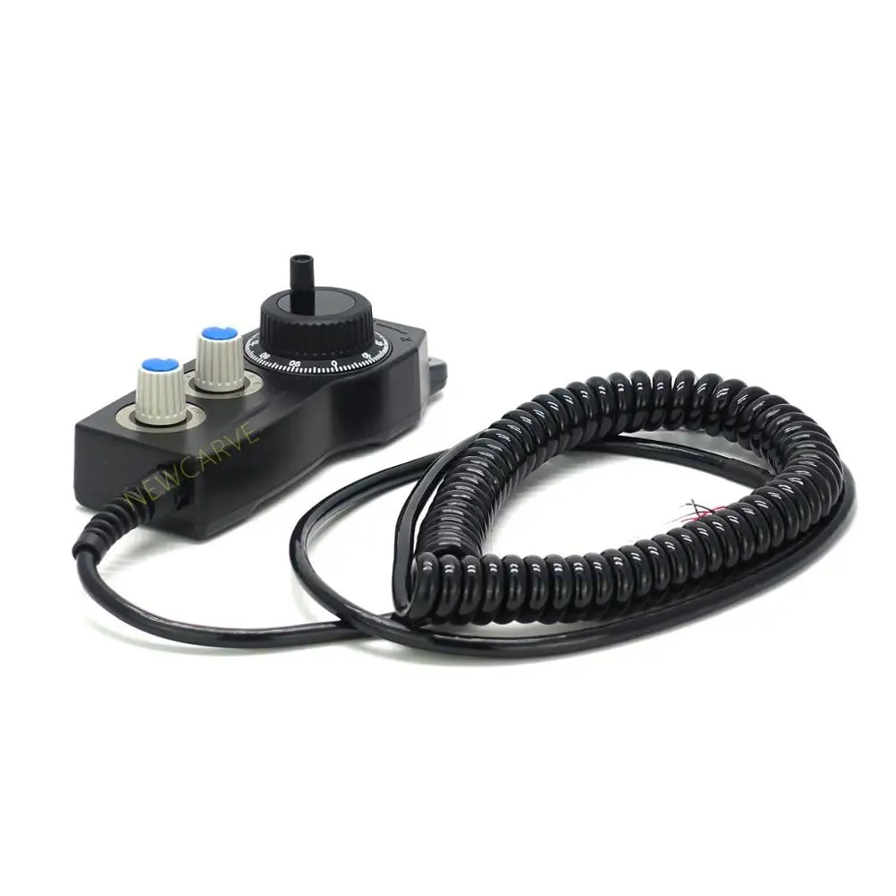 CNC MPG Pendant 4 6 8 Axis MPG Handwheel Manual Pulse Generator 5V 12V 24V For CNC Router Machine NEWCARVE