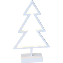 Рождественский светодиодный пластиковый орнамент с пятиконечной звездой, креативные рождественские украшения в форме елки