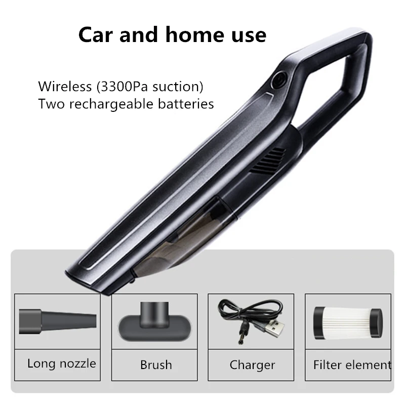 

12V Car Vacum Cleaner Vacuum Odkurzacz Bezprzewodowy Handheld Aspirateur Voiture For Home Aspirador Coche Wireless Aspirapolvere