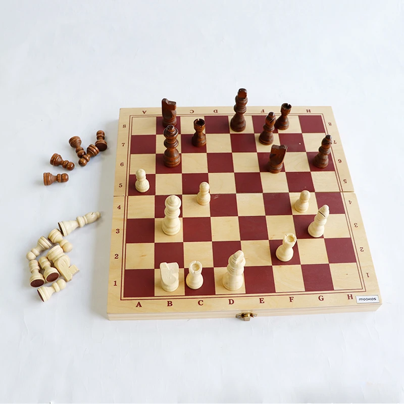 

Folding Toy International Chess Set Pieces Set Board Game toys educational Chessmen Collection Portable Board Game